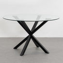 Mesa de comedor Xenia negra de 120cm