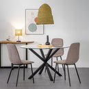 Mesa de comedor Xenia negra de 120cm