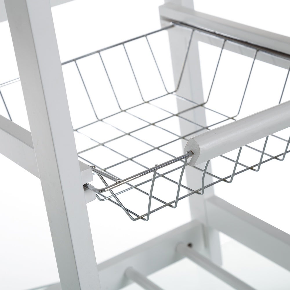 Set de mesa barra y 2 taburetes de bar blanco y natural