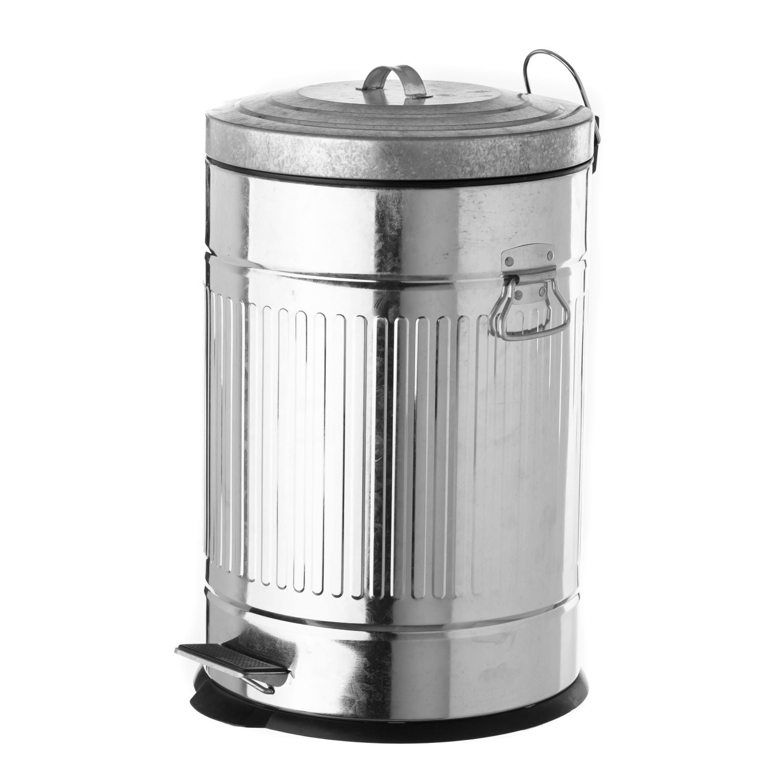 Cubo de basura de pedal redondo de 20 litros