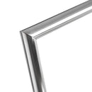 Portarrollos escobillero plateado de acero inoxidable