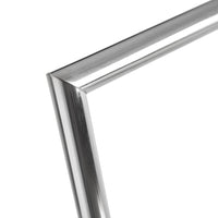 Portarrollos escobillero plateado de acero inoxidable