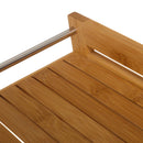 Carrito camarera de bambú natural