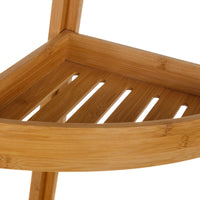 Estantería de rincón de bambú de 29x85 cm