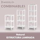Estantería con 5 estantes laminados de 140 cm