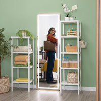 Estantería con 4 estantes laminados de 110 cm