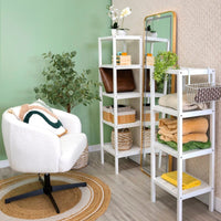 Estantería con 4 estantes laminados de 110 cm