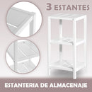 Estantería con 3 estantes laminados de 76 cm