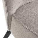 Sillón chenilla gris claro