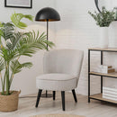 Sillón chenilla gris claro