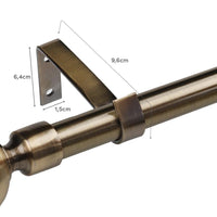 Barra de cortina extensible