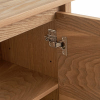 Mueble bajo lavabo de madera marrón con 2 puertas