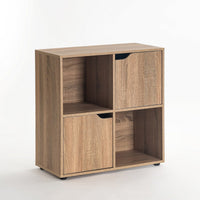 Estantería cuadrada natural