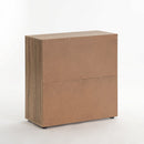 Estantería cuadrada natural