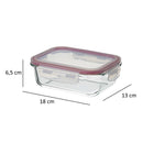 Fiambrera cuadrada de 630 ml