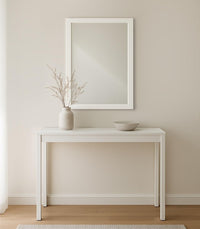 Espejo de pared blanco