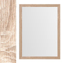 Espejo de pared natural de madera de 56x76 cm