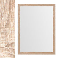 Espejo de pared natural de madera de 56x76 cm