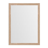 Espejo de pared natural de madera de 56x76 cm