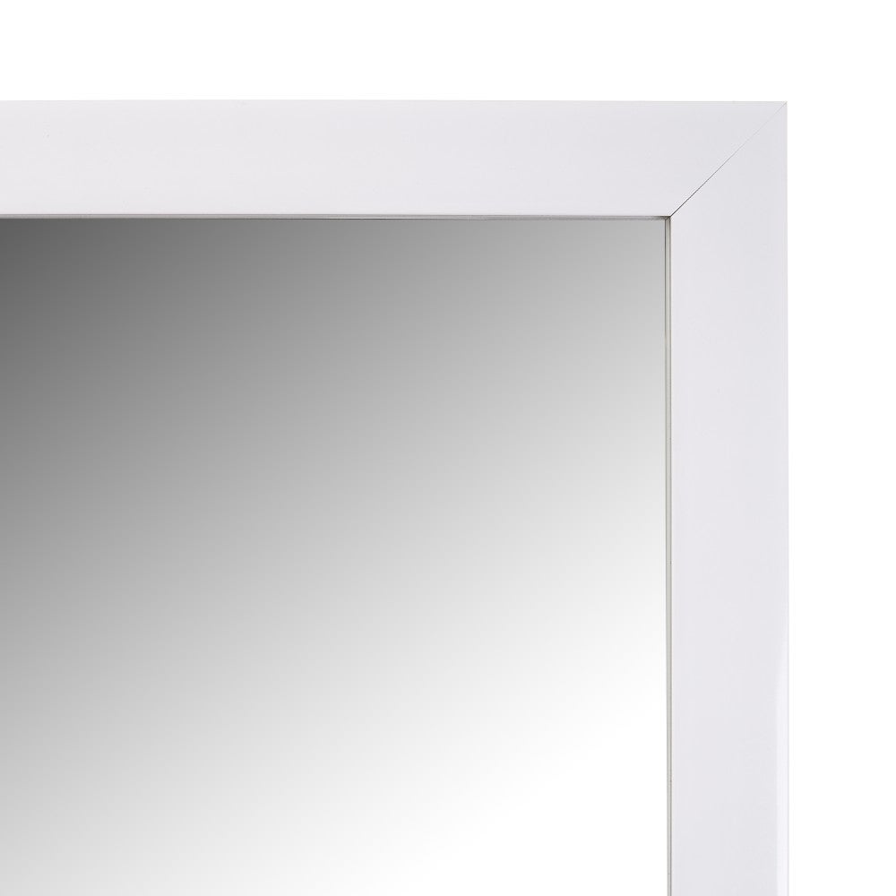 Espejo de pie blanco de 157cm
