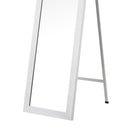 Espejo de pie texturizado blanco de 157cm