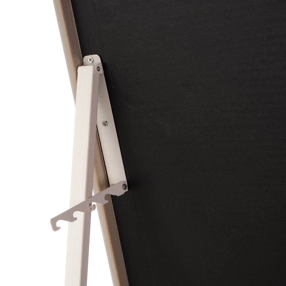 Espejo de pie texturizado blanco de 157cm