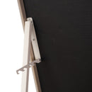 Espejo de pie texturizado blanco de 157cm