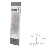 Espejo de pie texturizado blanco de 157cm