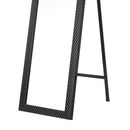 Espejo de pie texturizado negro de 157cm