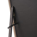 Espejo de pie texturizado negro de 157cm