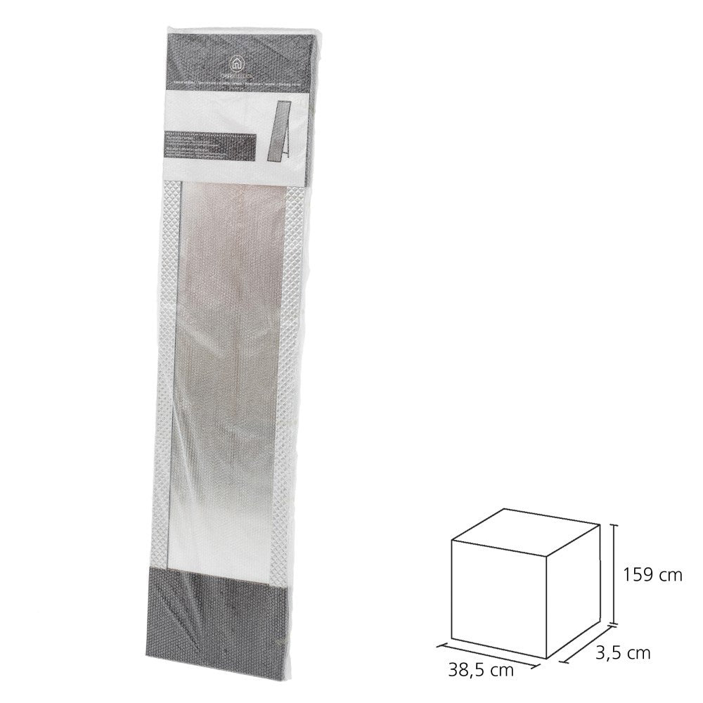 Espejo de pie texturizado negro de 157cm