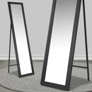 Espejo de pie texturizado negro de 157cm