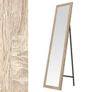 Espejo de pie madera natural de 157cm