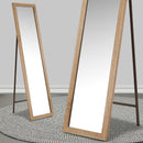 Espejo de pie madera natural de 157cm