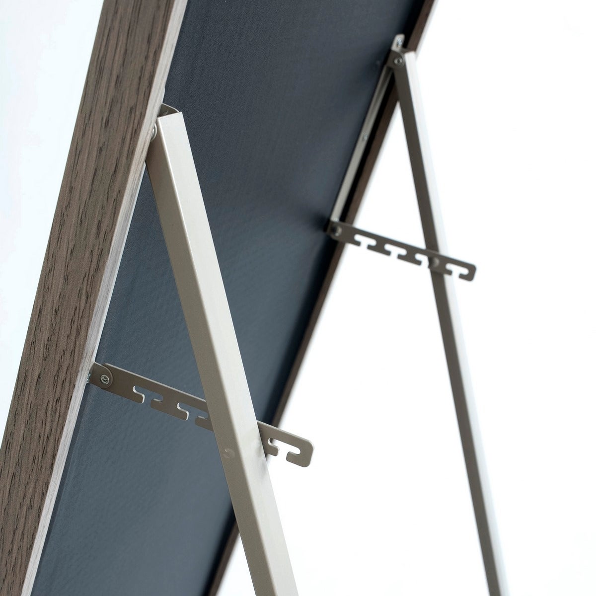 Espejo de pie de madera gris de 157cm