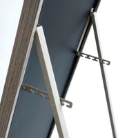 Espejo de pie de madera gris de 157cm