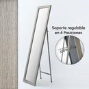 Espejo de pie de madera gris de 157cm