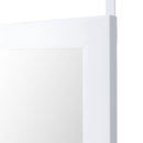 Espejo de puerta blanco de 35x125 cm