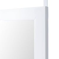 Espejo de puerta blanco de 35x125 cm