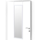 Espejo de puerta blanco de 35x125 cm
