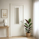 Espejo de puerta blanco de 35x125 cm