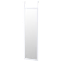 Espejo de puerta blanco de 35x125 cm