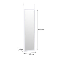 Espejos de puerta gris de 125cm