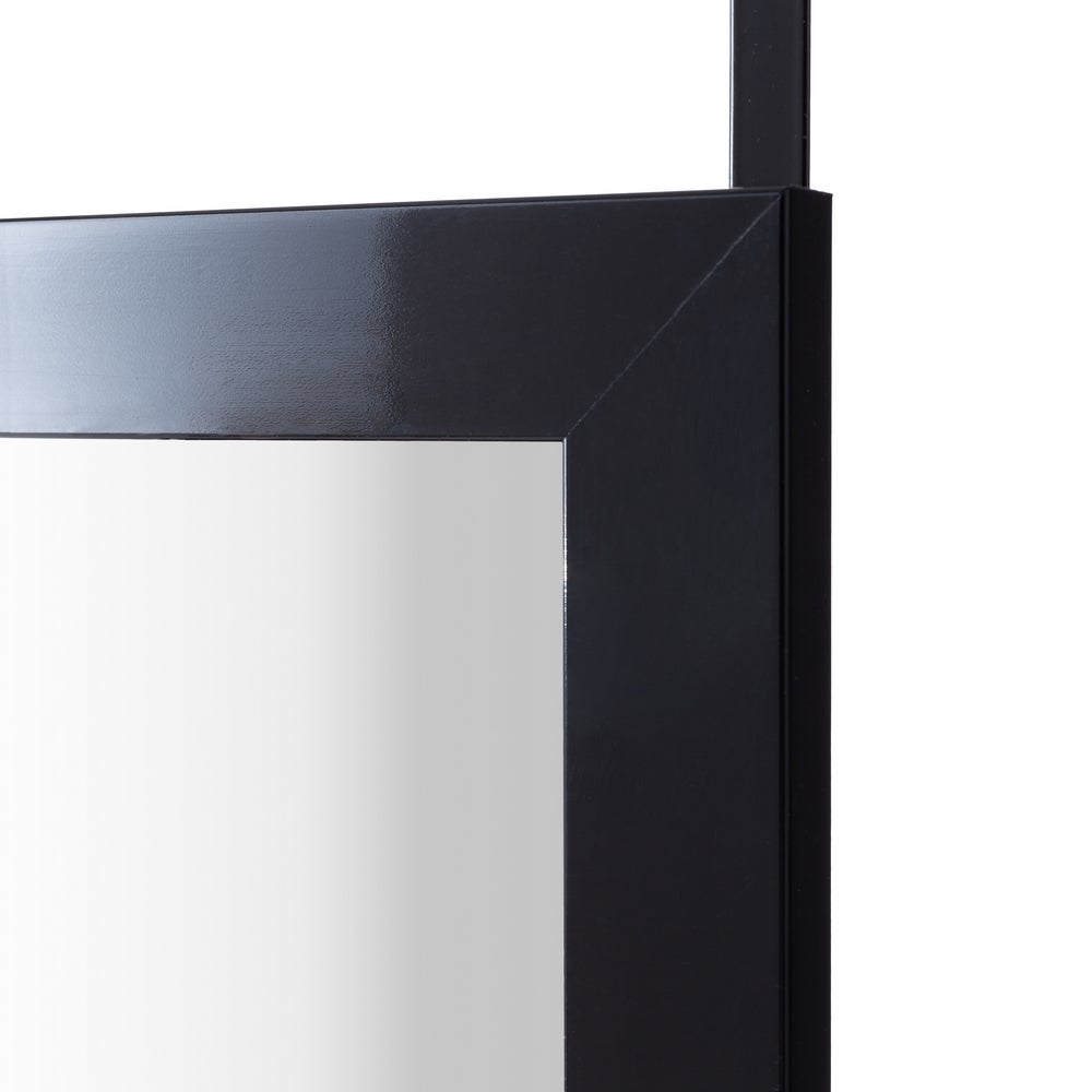 Espejo de puerta negro de 125cm