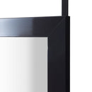 Espejo de puerta negro de 125cm