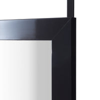 Espejo de puerta negro de 125cm