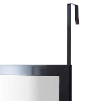 Espejo de puerta negro de 125cm