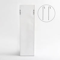 Espejo de puerta negro de 125cm