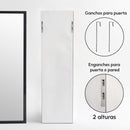 Espejo de puerta negro de 125cm