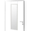 Espejo blanco decapé para puerta de 35x125 cm